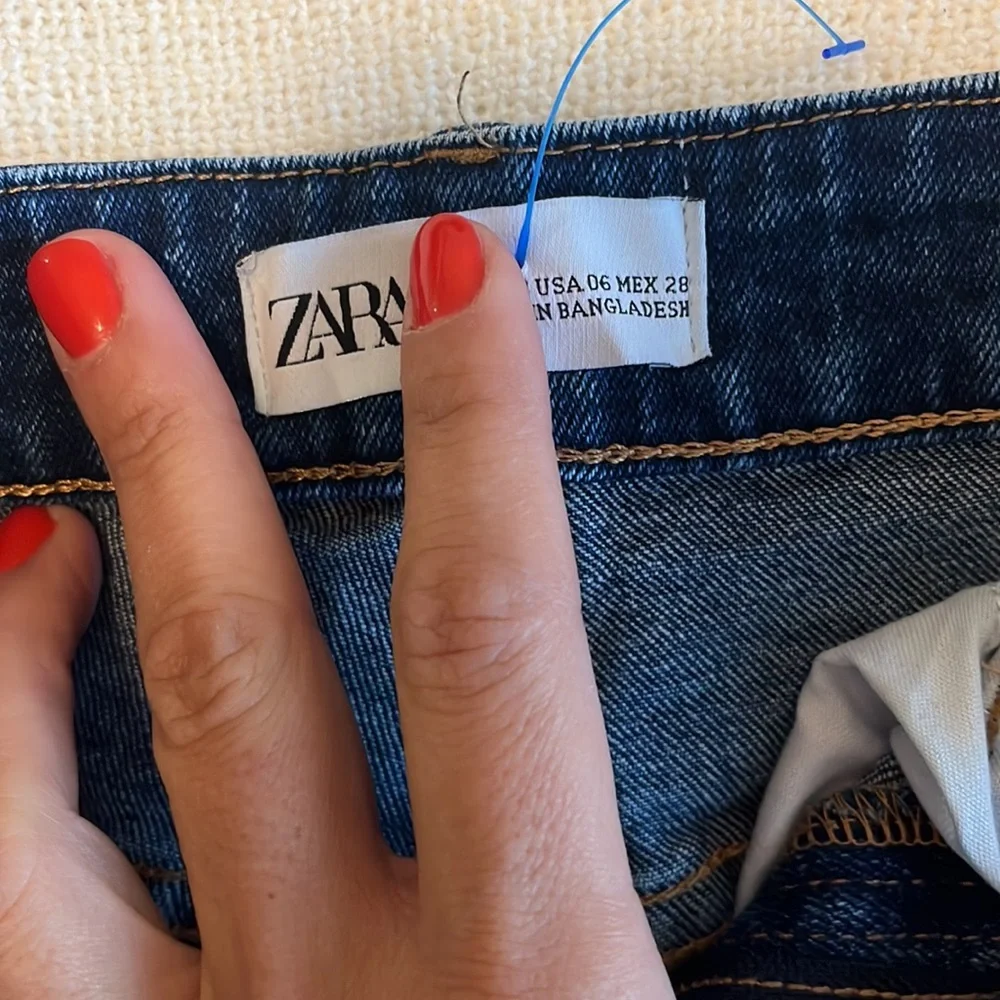 Zara denim stretchy‎ shorts